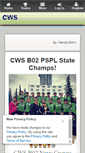 Mobile Screenshot of centralwashingtonsocceracademy.com