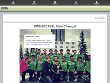 Tablet Screenshot of centralwashingtonsocceracademy.com